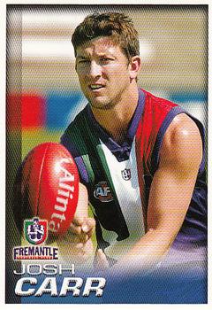 2005 Select Herald Sun AFL #63 Josh Carr Front